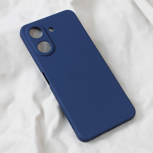 Maska / futrola Teracell Soft Velvet za Xiaomi Redmi 13C tamno plava.