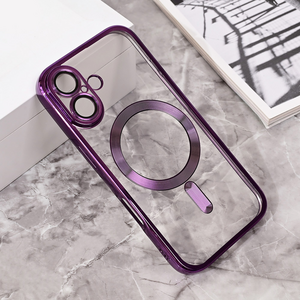 Maska / futrola Magsafe Lux za iPhone 16 6.1 ljubicasta.