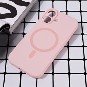 Maska / futrola Magsafe Pure color za iPhone 16 6.1 roze.