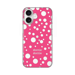 Silikonska maska / futrola print ultra tanka za iPhone 16 6.1 Dottie Dottie Pink.