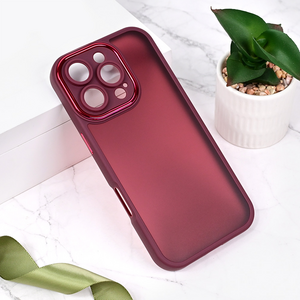 Maska / futrola Shining Camera za iPhone 16 Pro crvena.