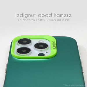 Maska / futrola providna za iPhone 16 6.1 zelena.