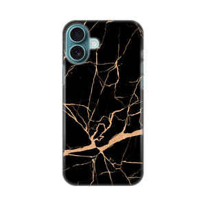 Silikonska maska / futrola print za iPhone 16 Plus 6.7 All crni.