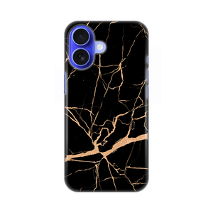 Silikonska maska / futrola print za iPhone 16 6.1 All crni.