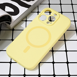 Maska / futrola Magsafe Pure color za iPhone 16 Pro zuta.