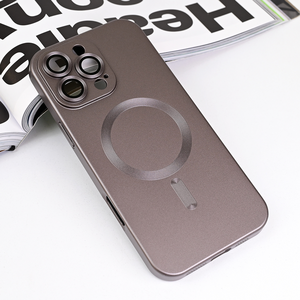 Maska / futrola Magsafe Chrome za iPhone 16 Pro Max 6.9 siva.