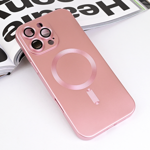 Maska / futrola Magsafe Chrome za iPhone 16 Pro Max 6.9 roze.