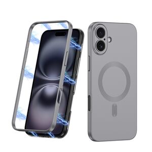 Maska / futrola 360 COLOR MagSafe za iPhone 16 (6.1) siva (GKK case) (MS).