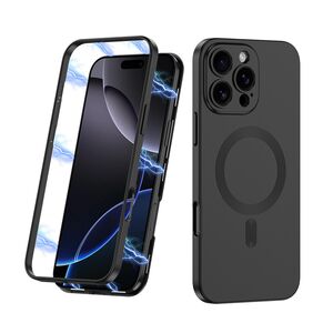 Maska / futrola 360 COLOR MagSafe za iPhone 16 Pro (6.3) crna (GKK case) (MS).