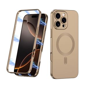 Maska / futrola 360 COLOR MagSafe za iPhone 16 Pro (6.3) zlatna (GKK case) (MS).