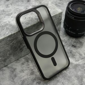 Maska / futrola CAMERA DROP MagSafe za iPhone 15 Pro (6.1) crna (MS).