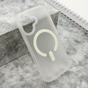 Maska / futrola BLURRY MagSafe za iphone 16 (6.1) bela (MS).