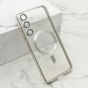 Maska / futrola CAMERA PROTECT MAGSAFE za Samsung S936 Galaxy S25 Plus 5G srebrna (MS).