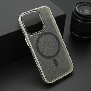 Maska / futrola CRYSTAL MagSafe za iPhone 16 Pro (6.3) crna (MS).