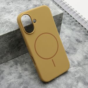 Maska / futrola FLEX MagSafe za iPhone 16 (6.1) zlatna (MS).