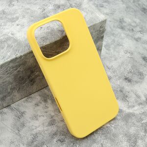 Maska / futrola GENTLE COLOR za iPhone 16 Pro (6.3) zuta (MS).