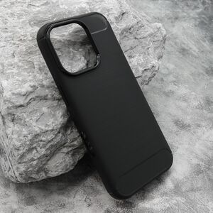 Silikonska maska / futrola BRUSHED za iPhone 16 Pro (6.3) crna (MS).
