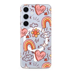 Maska / futrola silikonska print MagSafe za Samsung S921 Galaxy S24 5G love (MS).