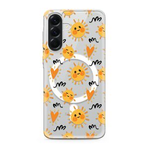 Maska / futrola silikonska print MagSafe za Samsung A566 Galaxy A56 5G sun (MS).