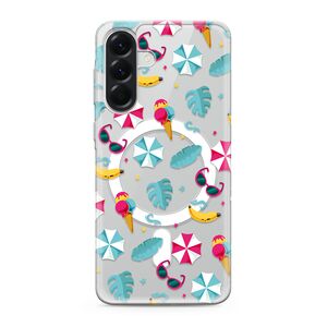 Maska / futrola silikonska print MagSafe za Samsung A566 Galaxy A56 5G beach (MS).