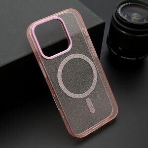 Maska / futrola SPARKLING MagSafe za iPhone 16 Pro (6.3) roze (MS).