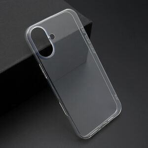 Silikonska maska / futrola ultra tanka PROTECT silikon za Iphone 16 Plus (6.7) providna (bela) (MS).