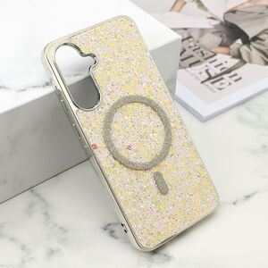Futrole GLAM GLOW MagSafe za Samsung A566 Galaxy A56 5G zlatna (MS).
