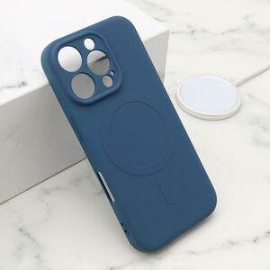 Maska / futrola VELVET TOUCH MagSafe za iPhone 16 Pro (6.3) plava (MS).