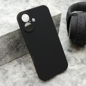 Maska / futrola VELVET TOUCH za iPhone 16 (6.1) crna (MS).