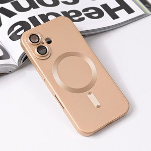 Maska / futrola Magsafe Chrome za iPhone 16 6.1 gold.