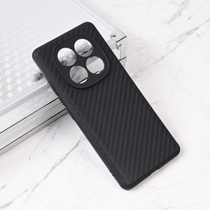 Maska / futrola Carbon fiber za Xiaomi Redmi Note 14 Pro 5G (EU) crna.