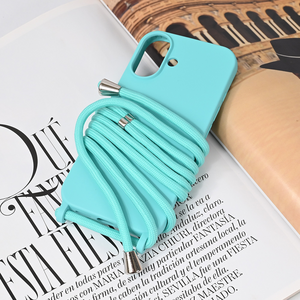 Maska / futrola Crossbody za iPhone 16 6.1 mint.