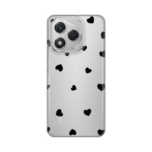 Silikonska maska / futrola print ultra tanka za Huawei Honor 400 Lite Hearts.