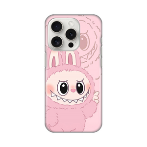 Silikonska maska / futrola print za iPhone 15 Pro 6.1 La Bubu Pink.