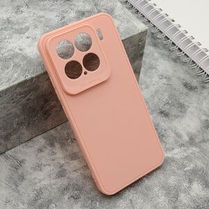 Maska / futrola Soft 3D camera za Xiaomi 15 roze (MS).