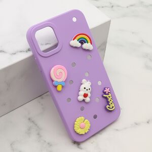 Maska / futrola TOY za iPhone 11 (6.1) ljubicasta (MS).