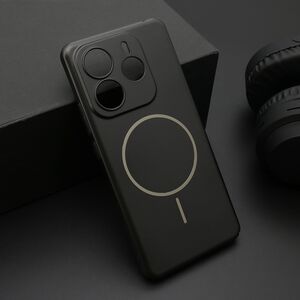 Maska / futrola PURE mat MagSafe za Xiaomi Redmi Note 14 4G (Global) crna (MS).