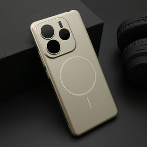 Maska / futrola PURE mat MagSafe za Xiaomi Redmi Note 14 4G (Global) zlatna (MS).