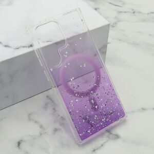 Maska / futrola Simple Sparkle MagSafe za Samsung S928 Galaxy S24 Ultra 5G ljubicasta (MS).