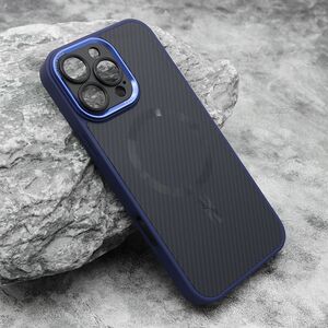 Maska / futrola CARBON MagSafe za iPhone 16 Pro Max (6.9) plava (small camera) (MS).