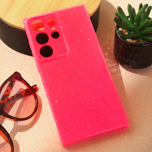 Maska / futrola Sparkle Dust za Samsung Galaxy S23 Ultra pink.