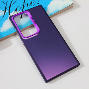 Maska / futrola providna za Samsung S911B Galaxy S23 ljubicasta.