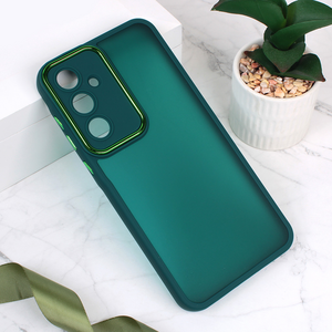 Maska / futrola Shining Camera za Samsung A356 Galaxy A35 5G 5G tamno zelena.