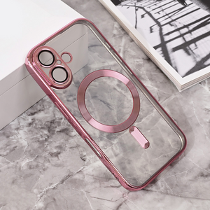 Maska / futrola Magsafe Lux za iPhone 16 6.1 roze.