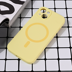 Maska / futrola Magsafe Pure color za iPhone 15 6.1 zuta.