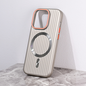 Maska / futrola Magsafe Stripe za iPhone 14 Pro siva.