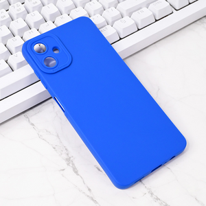 Maska / futrola Silikon Pro Camera za Samsung A065F Galaxy A06 4G tamno plava.