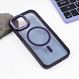 Maska / futrola Magsafe Trendy za iPhone 15 6.1 ljubicasta.