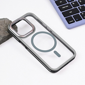 Maska / futrola Magsafe Trendy za iPhone 15 Pro 6.1 siva.