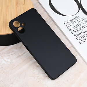 Silikonska maska / futrola Teracell Giulietta za Samsung A065F Galaxy A06 mat crna.